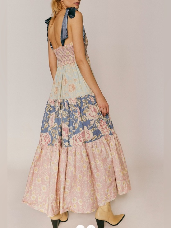 Free People Dresses & Skirts - Free People Bluebell Maxi Dress Antique Combo Floral NWT | Large